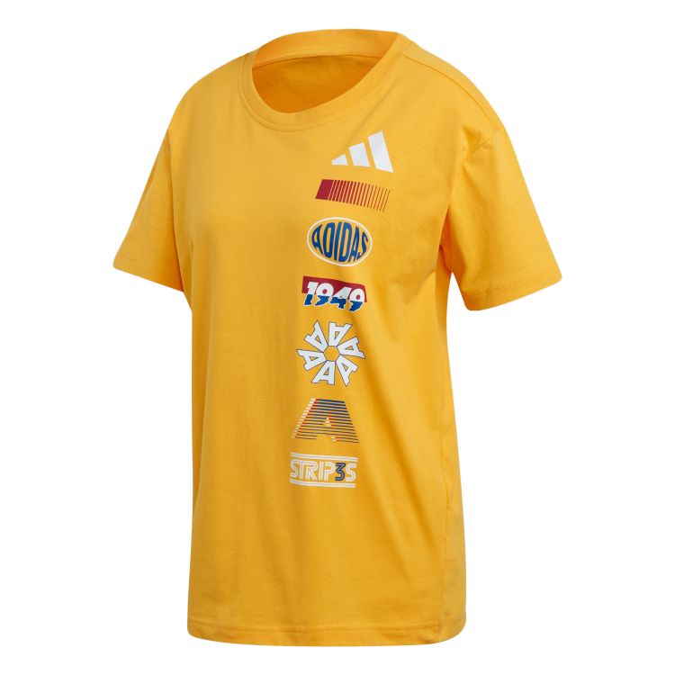 Футболка женская Activated Gold Adidas — фото 2