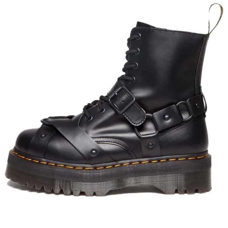 

Ботинки Dr. Martens Jadon Harness Leather Platform Boots 'Black' 30812001, черный