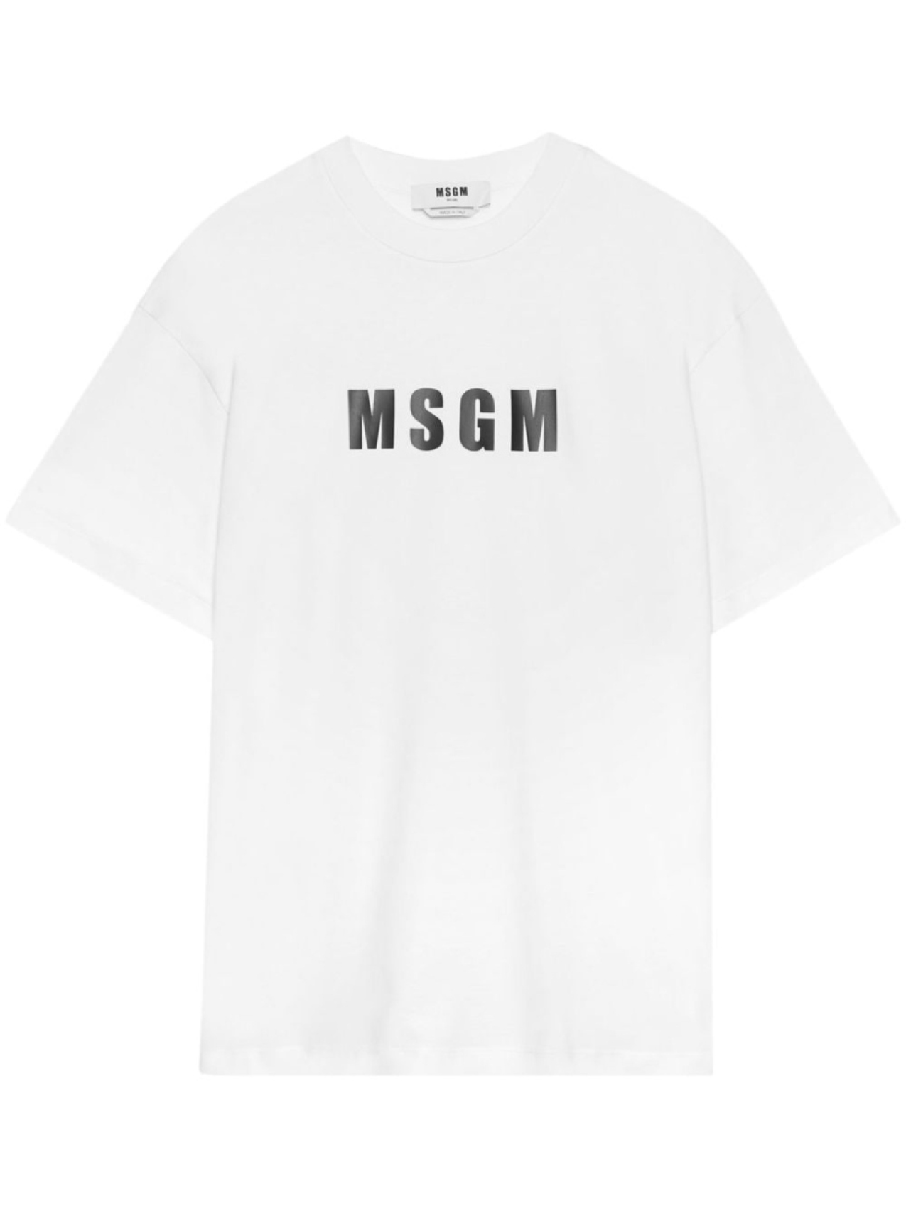 

MSGM футболка с логотипом, белый