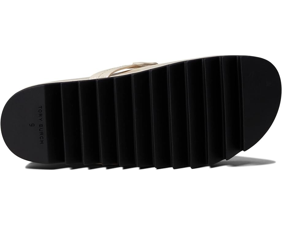 Сандалии Tory Burch Miller Cloud Lug, цвет New Cream/Perfect Black — фото 3