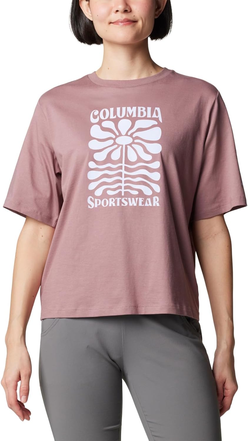 

Женская футболка Columbia North Cascades Relaxed, Fig/Floral Groove