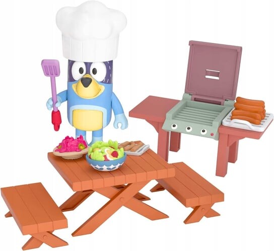 

Набор фигурок барбекю Bluey Dad Bandit's Backyard Moose