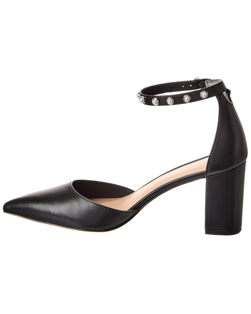 Стюарт Вайцман Pearl Strap Block 75 Кожаные туфли-лодочки Stuart Weitzman, черный — фото 2