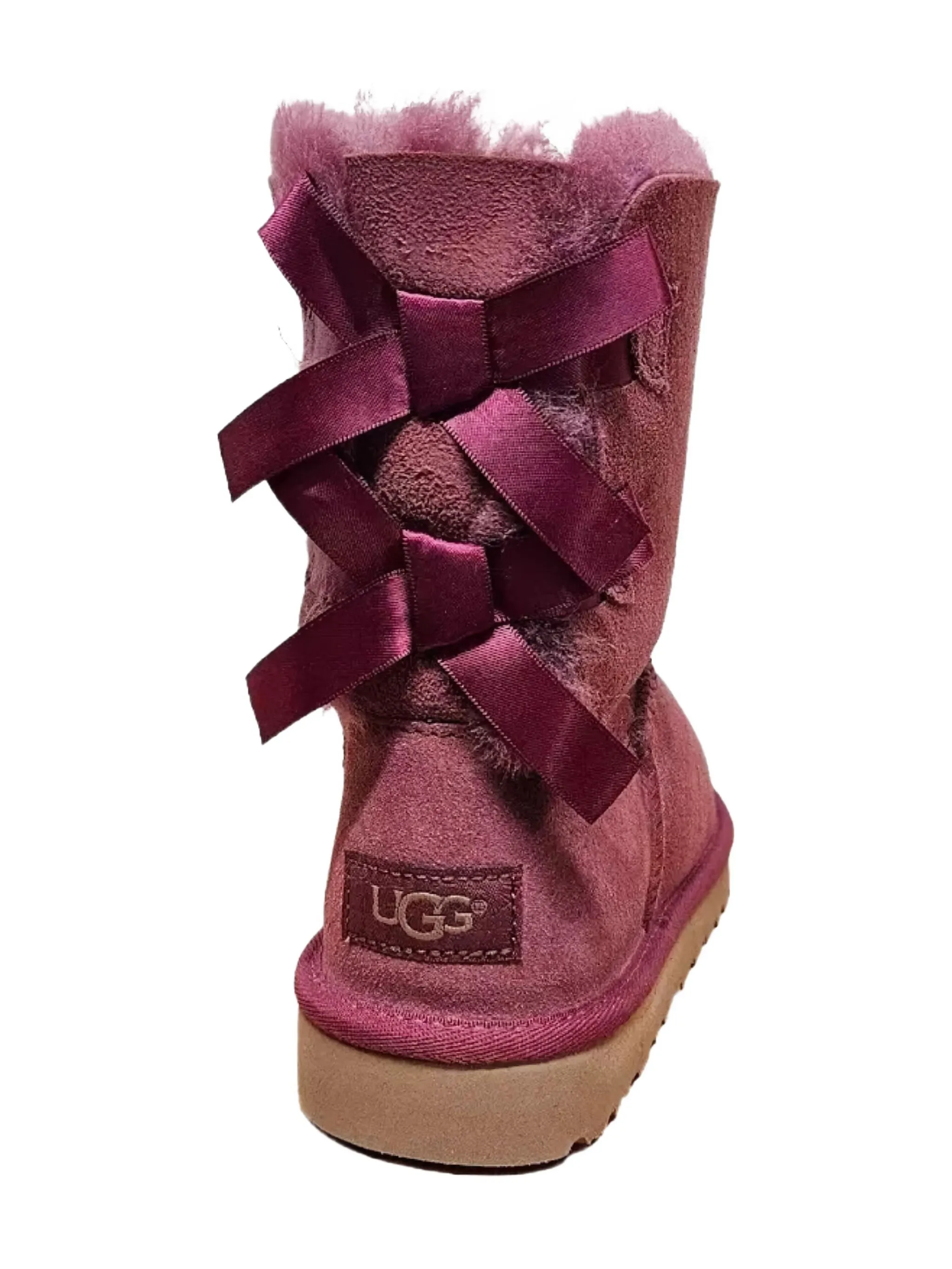 Ботинки Bailey Bow Ugg Kids, красный — фото 2