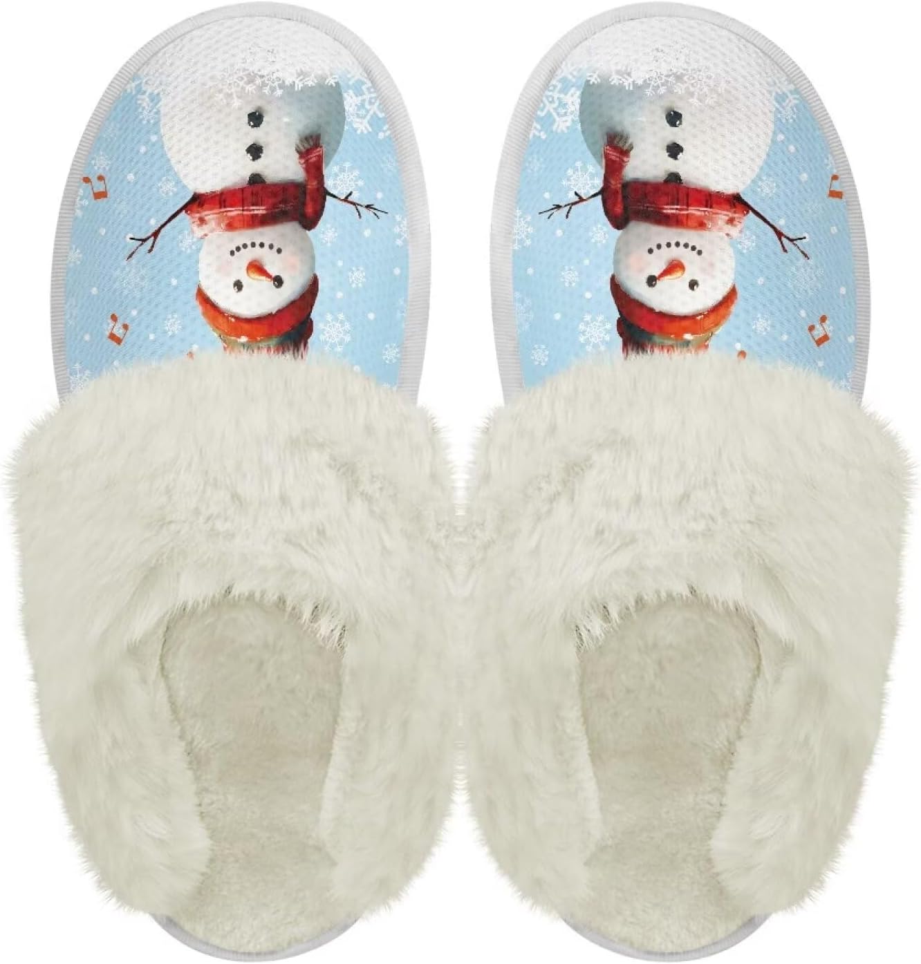 

Хлопковые тапочки с пушистыми краями, домашние тапочки для дома и улицы, хлопковые тапочки унисекс Pjheqoxe, синий