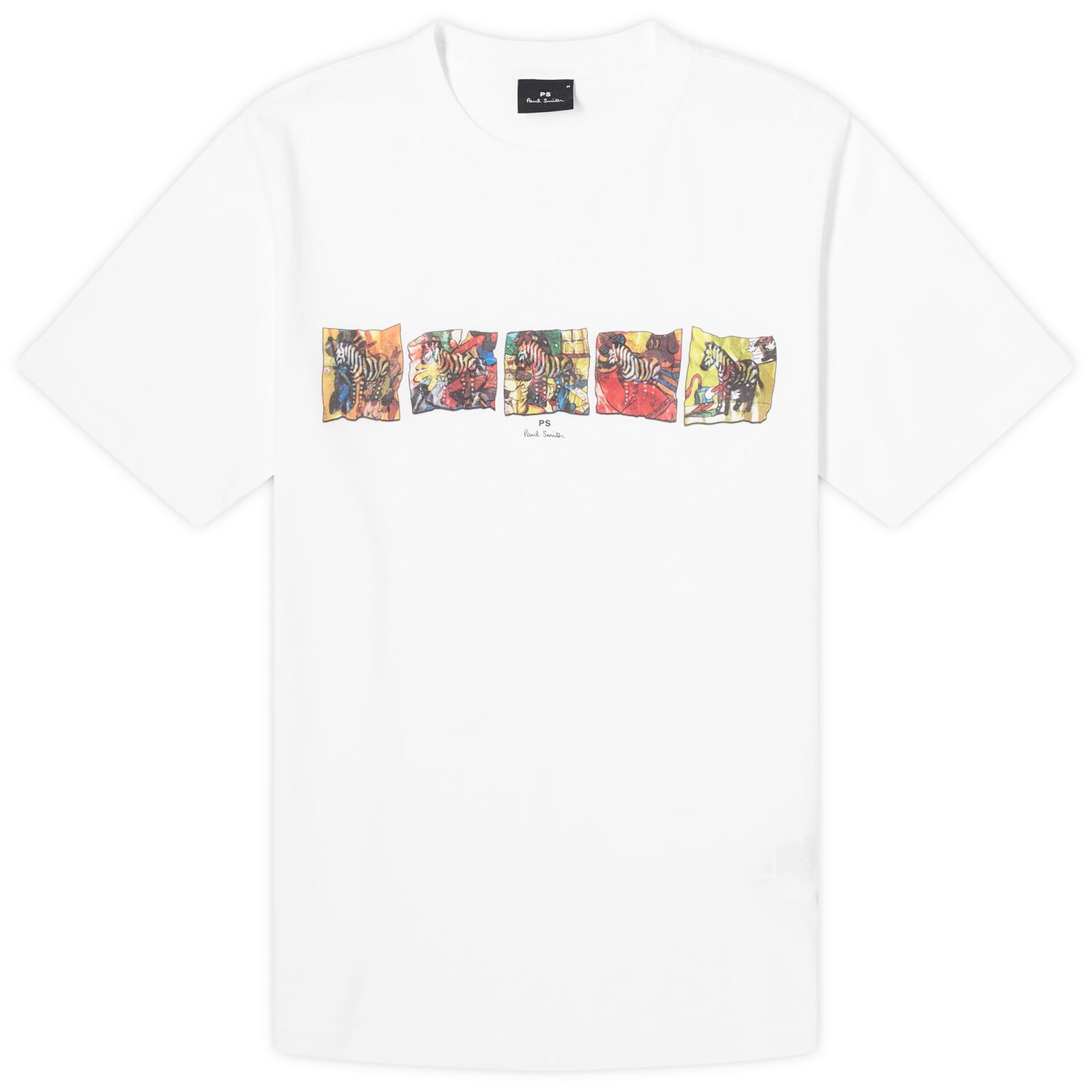 

Футболка Paul Smith Multi Zebra T-Shirt, белый