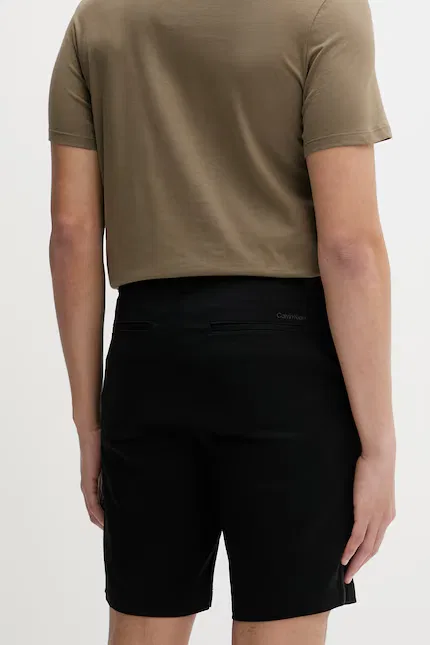Шорты мужские из эластичного хлопка Calvin Klein, черный — фото 3