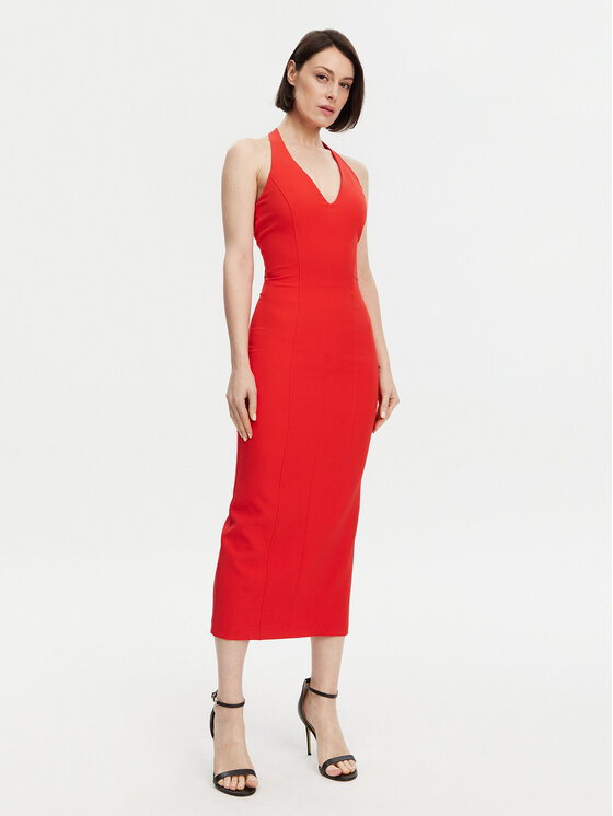 

Коктейльное платье стандартный крой 53-3403-218 Access Fashion, красный