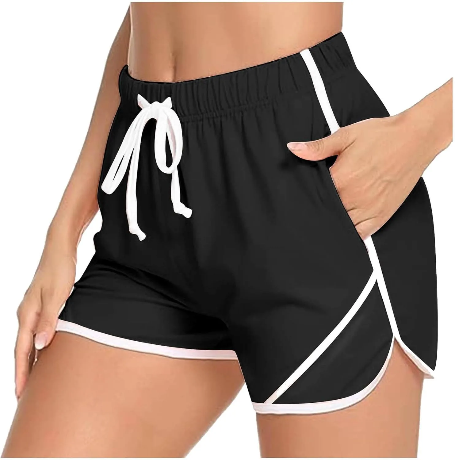 

Женские спортивные шорты Retro Fashion Dolphin с мягким контролем живота NaRHbrg