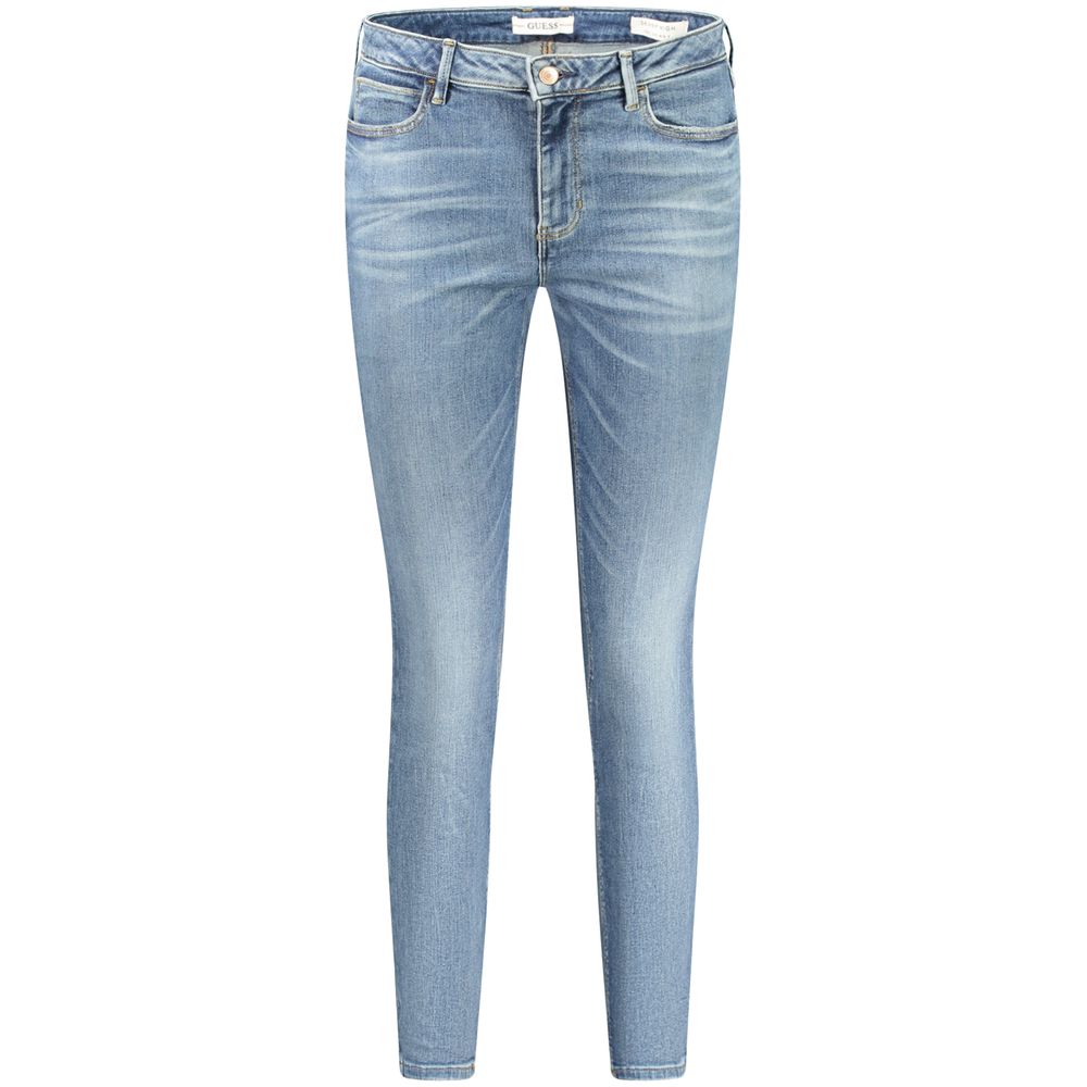 

Синие хлопковые джинсы и брюки Guess Shoes