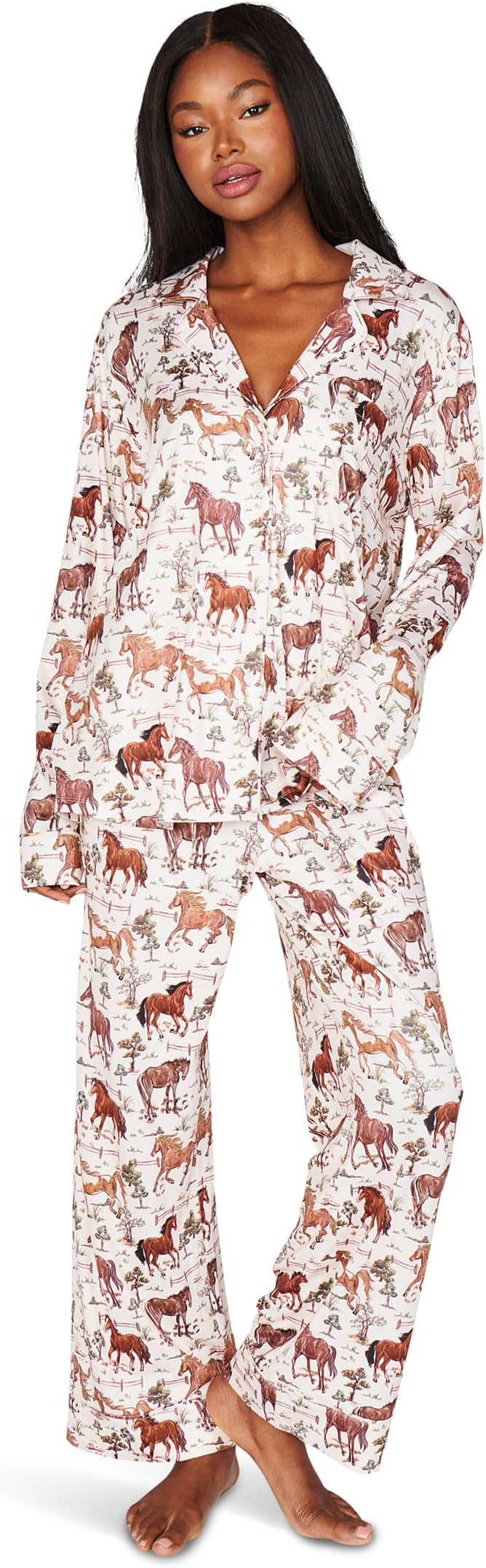 

Пижама Show Me Your Mumu Classic Pajama Set, цвет Country Horses Jersey