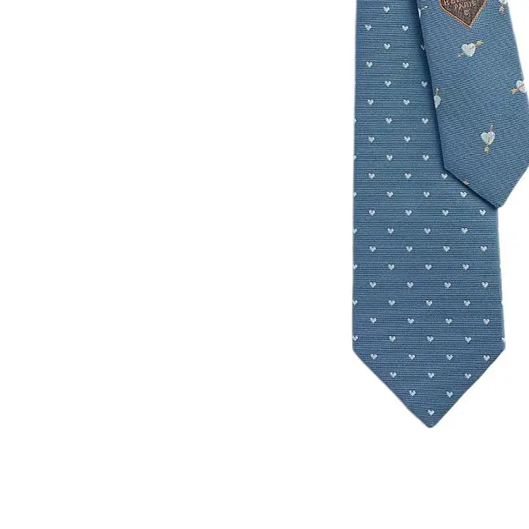 HERMES Шелковый кашемировый галлет мужской светло-голубой, Light Blue — фото 3