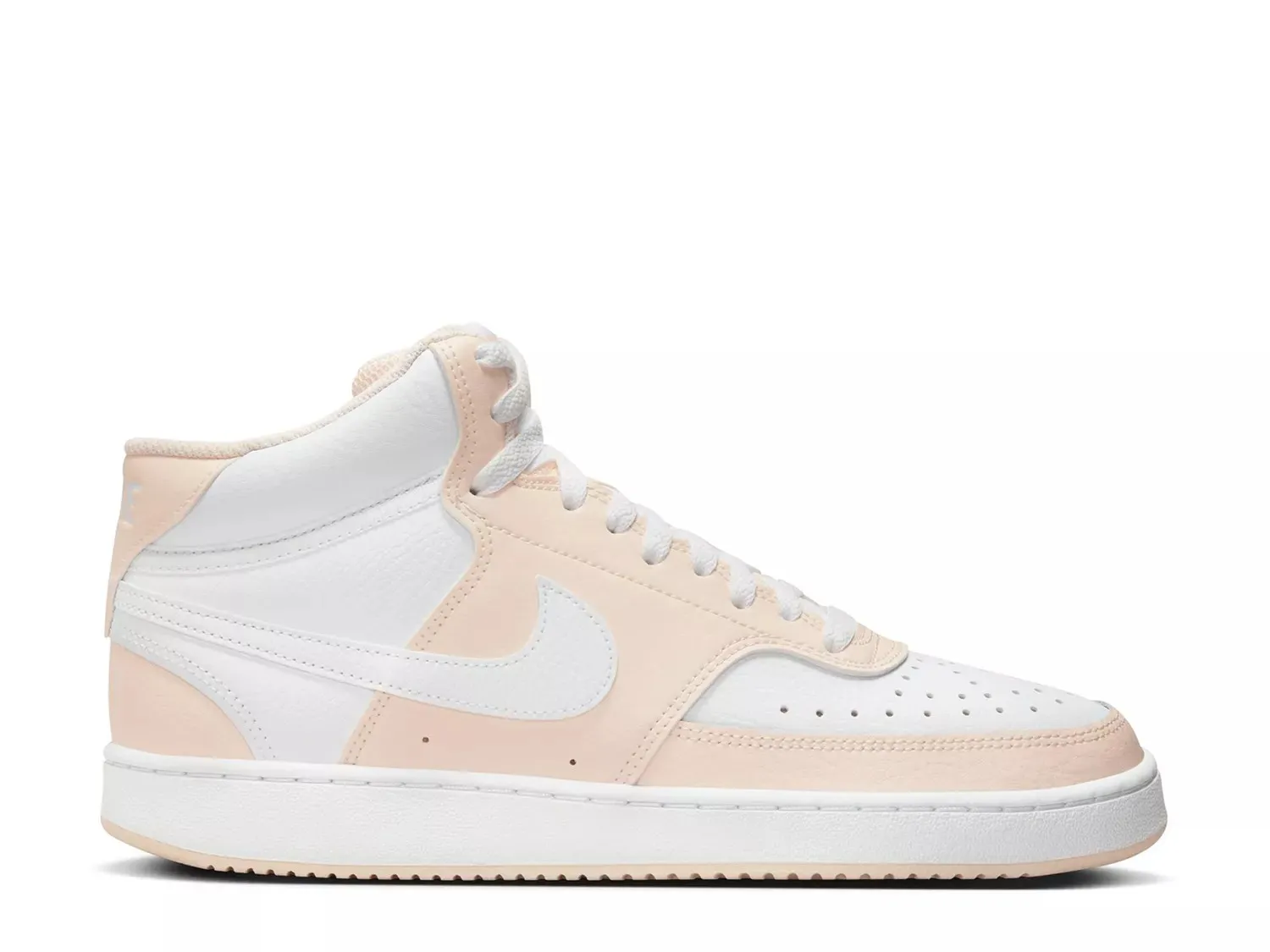 Кроссовки Nike Court Vision Mid — женские, белые/Guava Ice