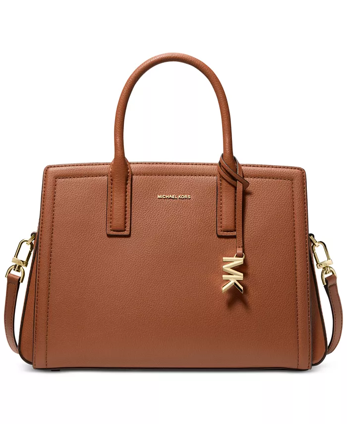

Лайла Средняя Кожаная Сумка Через Плечо Michael Kors, коричневый