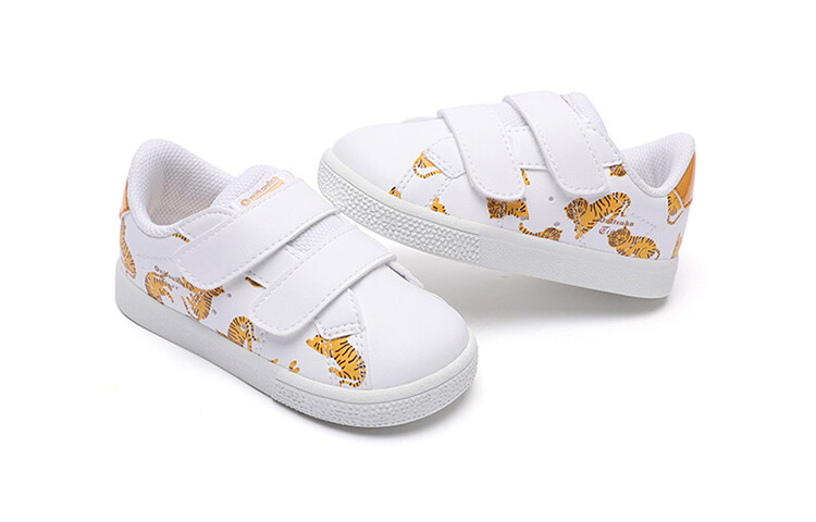 Кроссовки Onitsuka Tiger LawnShip Toddler Shoes TD Low-top White/Yellow — фото 4