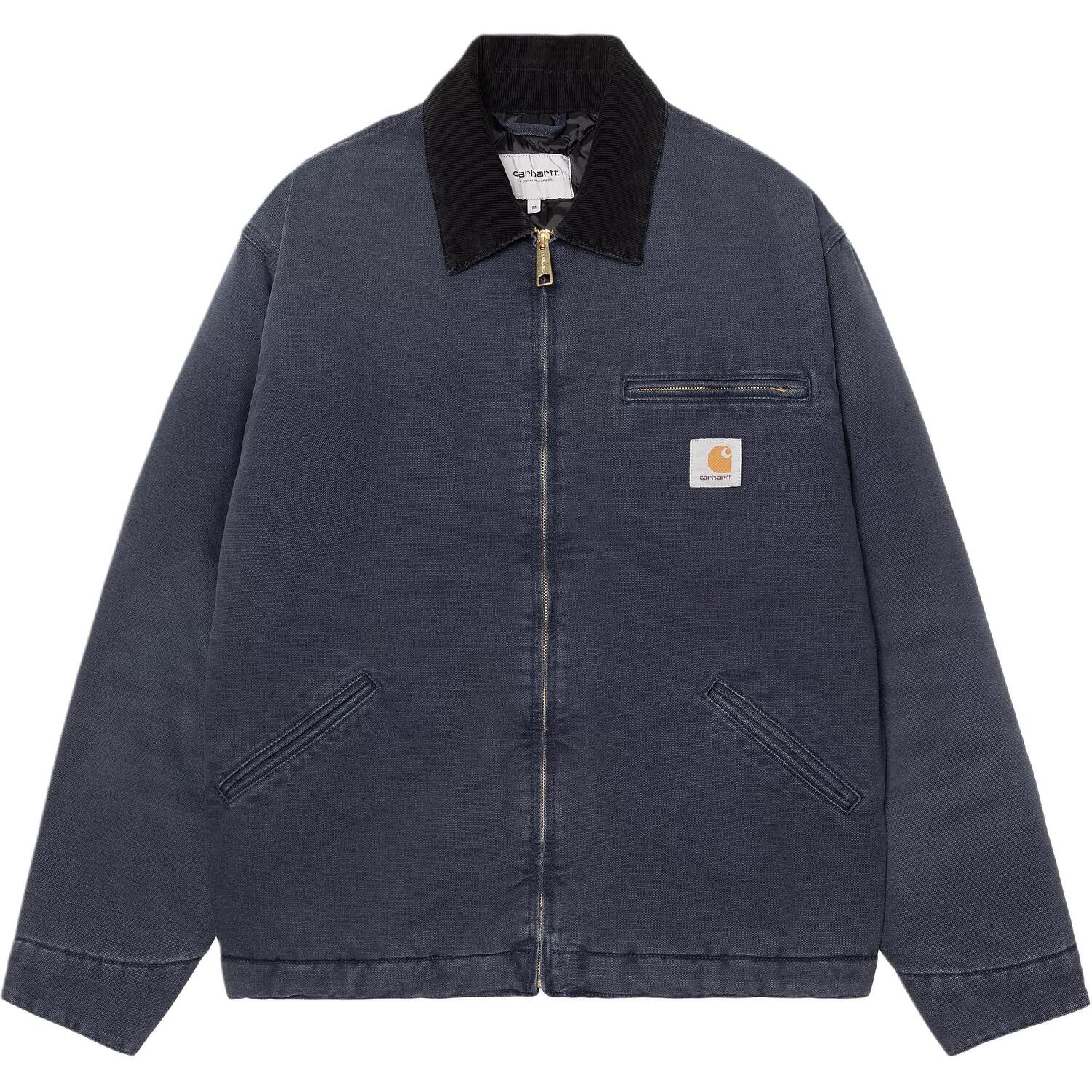 

Carhartt WIP Стеганая куртка с вельветовым воротником, Marine Blue