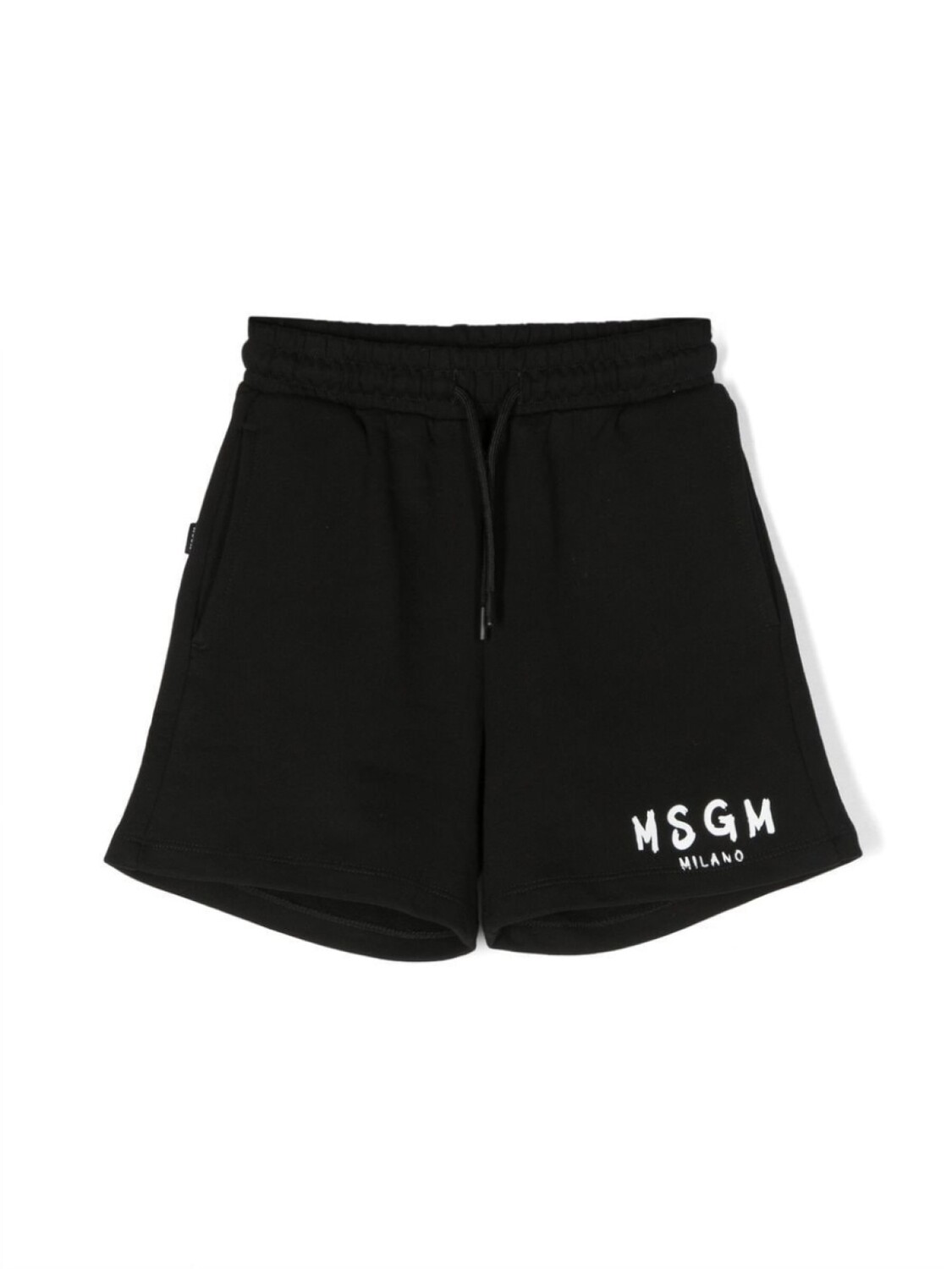 

MSGM Kids спортивные шорты с логотипом, черный