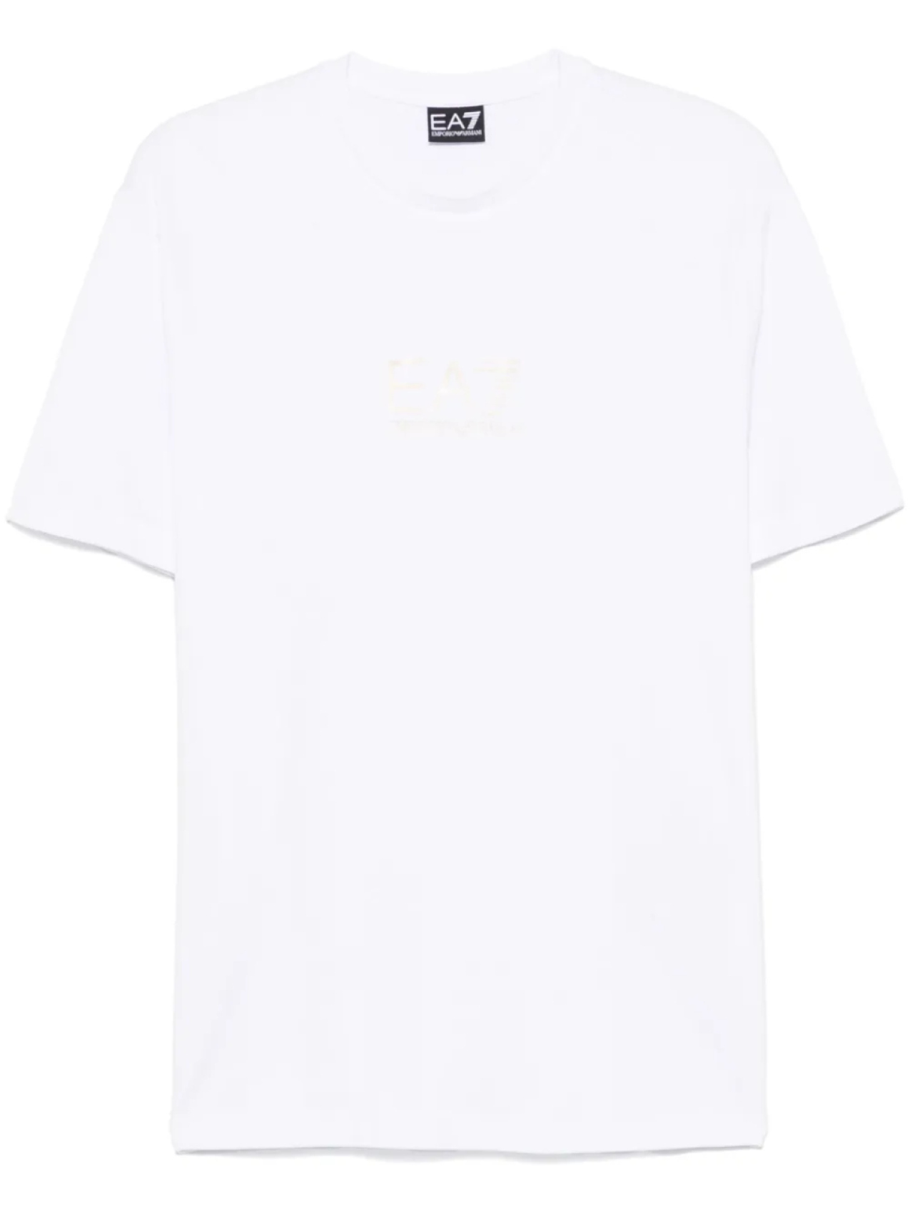 

Футболка из джерси с круглым вырезом Ea7 Emporio Armani, белый