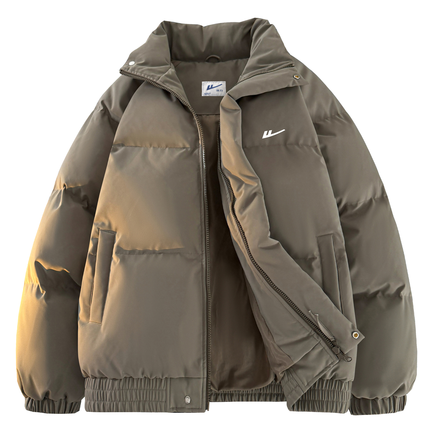 

Пуховик Unisex Stand Collar Moderate Padded WARRIOR, серый