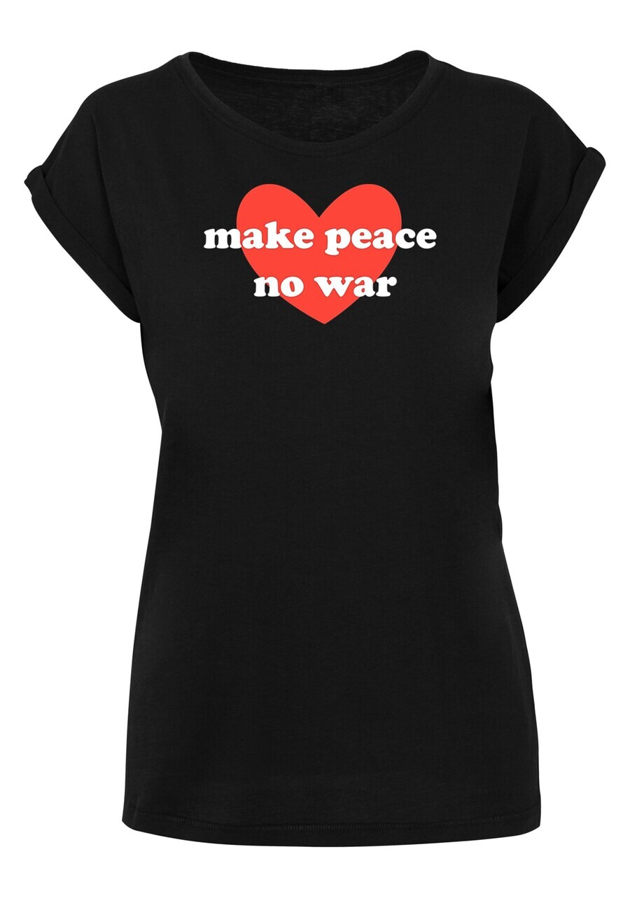

Футболка Merchcode Shirt Peace - Red Heart, черный