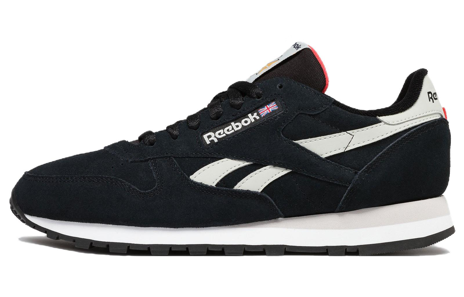 

Кроссовки Reebok Classic Leather Unisex, черный/белый