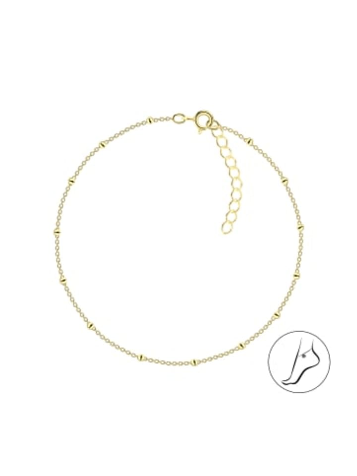 

Alexander York Браслет на лодыжку SATELLITE из золота, изготовленный из серебра 925 пробы