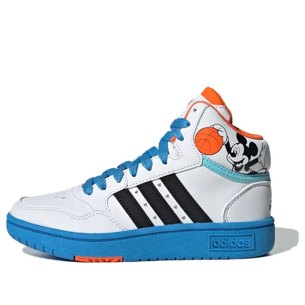 

Кроссовки disney x hoops 3.0 mid Adidas, белый