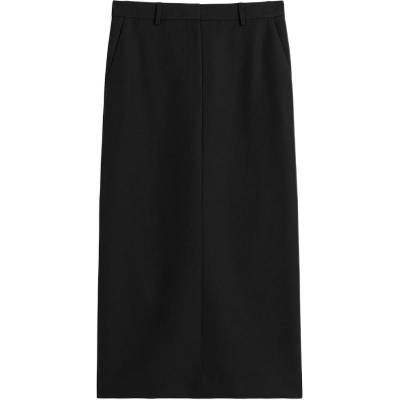 

Юбка-карандаш Totême с низкой посадкой TOTEME, черный