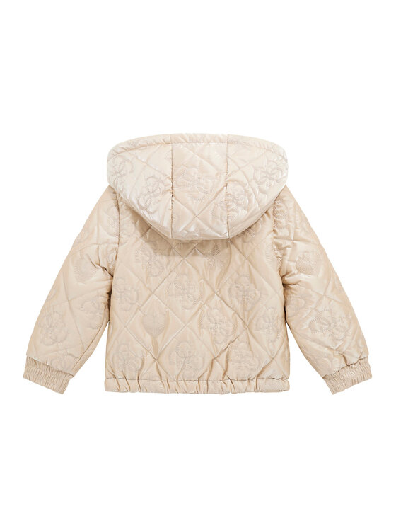 Демисезонная куртка regular fit K5BL03 W3080 Guess, бежевый — фото 2