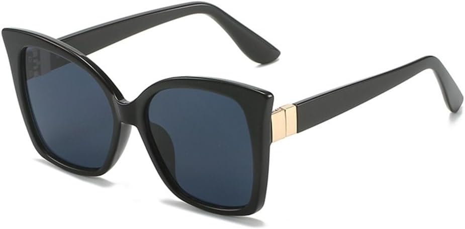 

Солнцезащитные очки для женщин и мужчин «кошачий глаз», роскошные женские солнцезащитные очки в винтажном стиле, солнцезащитные очки с защитой от УФ-излучения UV400 LVTFCO, Black