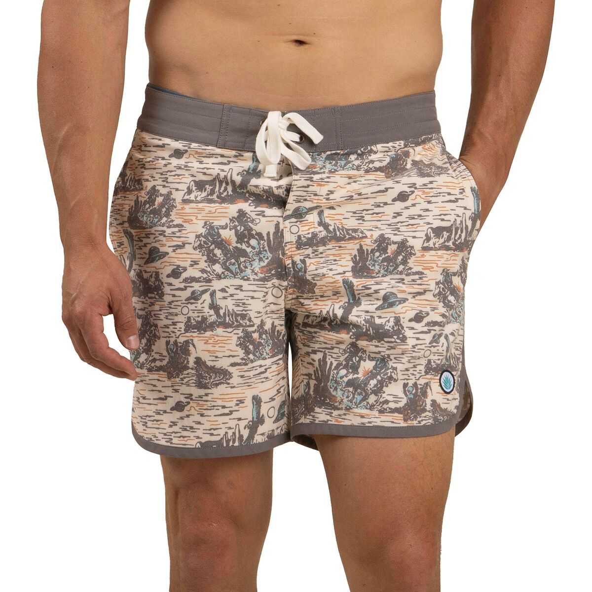 

Шорты для серфинга Point bar Sendero Provisions Co., цвет desert abduction print