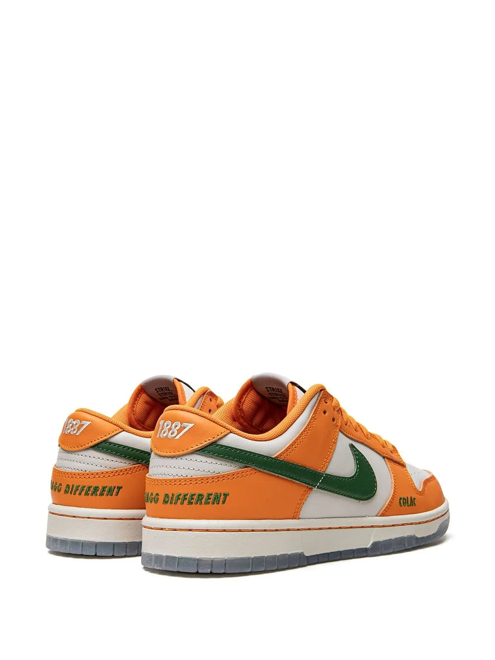 Кроссовки Dunk Low Florida A&M Nike, оранжевый — фото 3
