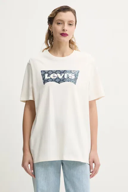 Футболка Graphic Crewneck Levi's, бежевый