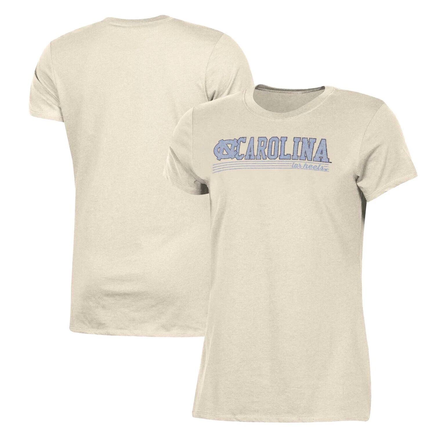 

Женская классическая футболка кремового цвета Champion North Carolina Tar Heels Champion, Бежевый, Женская классическая футболка кремового цвета Champion North Carolina Tar Heels Champion