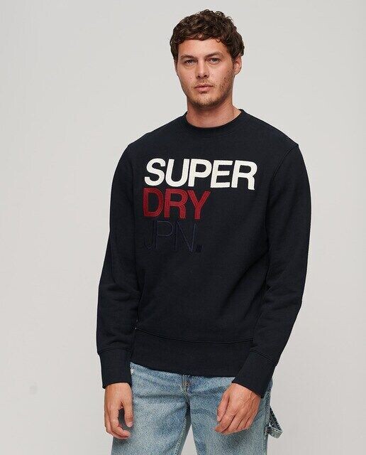 

Мужская толстовка с логотипом Superdry Superdry, темно-синий