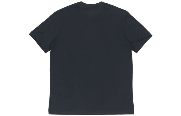 Футболка dri-fit breathe juicing training quick dry short sleeved male black Nike, черный — фото 2