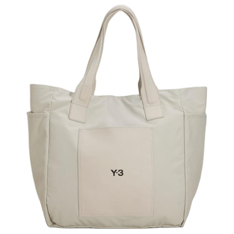 

Y-3 Нейлоновая сумка через плечо унисекс бежевая, Ecru