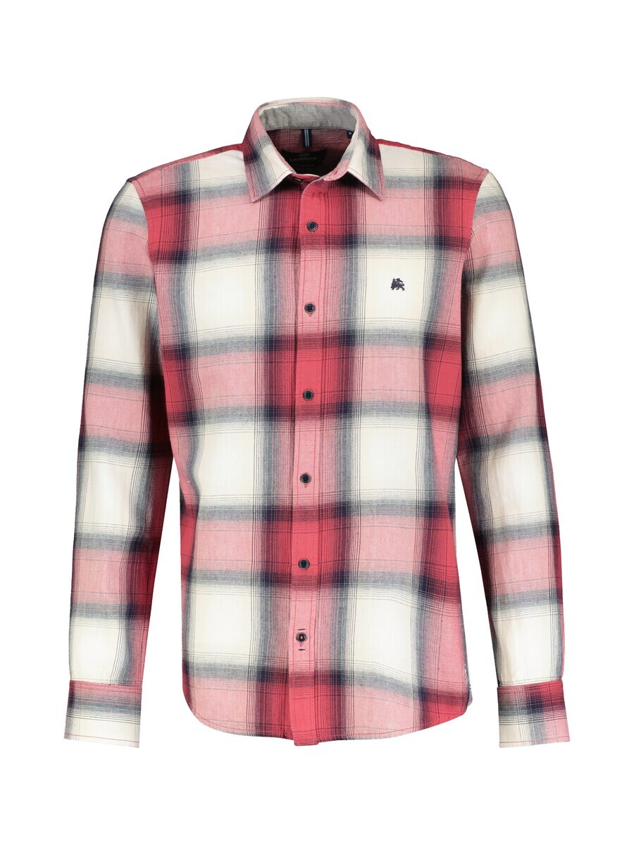 

Клетчатая рубашка LERROS Regular fit Button Up Shirt, красный