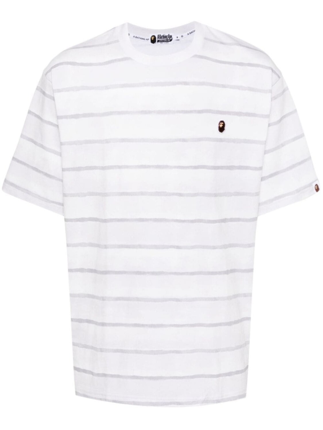 

Полосатая футболка BATHING APE A Bathing Ape, белый