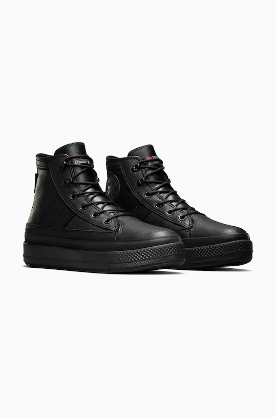 Кожаные кроссовки Chuck Taylor All Star Equip Waterproof Converse, черный — фото 2