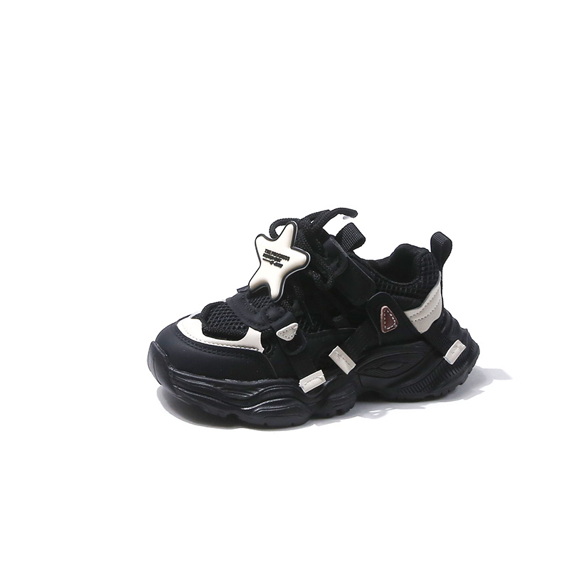 

Противоскользящая и износостойкая дышащая повседневная обувь для детей FIRS Kids, черный