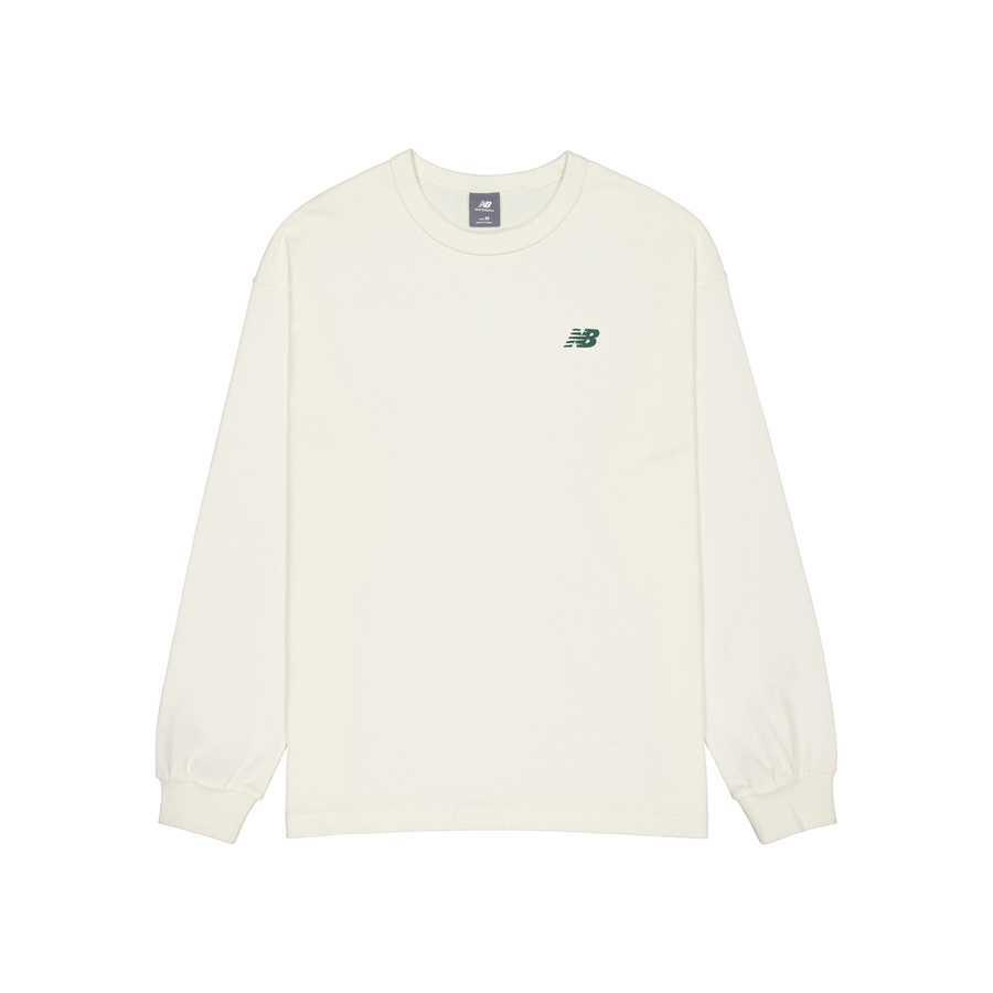 

New Balance Футболка мужская цвета слоновой кости Ivory White, Бежевый, New Balance Футболка мужская цвета слоновой кости Ivory White