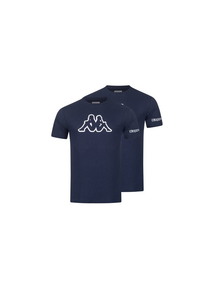 

Футболка Kappa, цвет 1x navy/1x schwarz