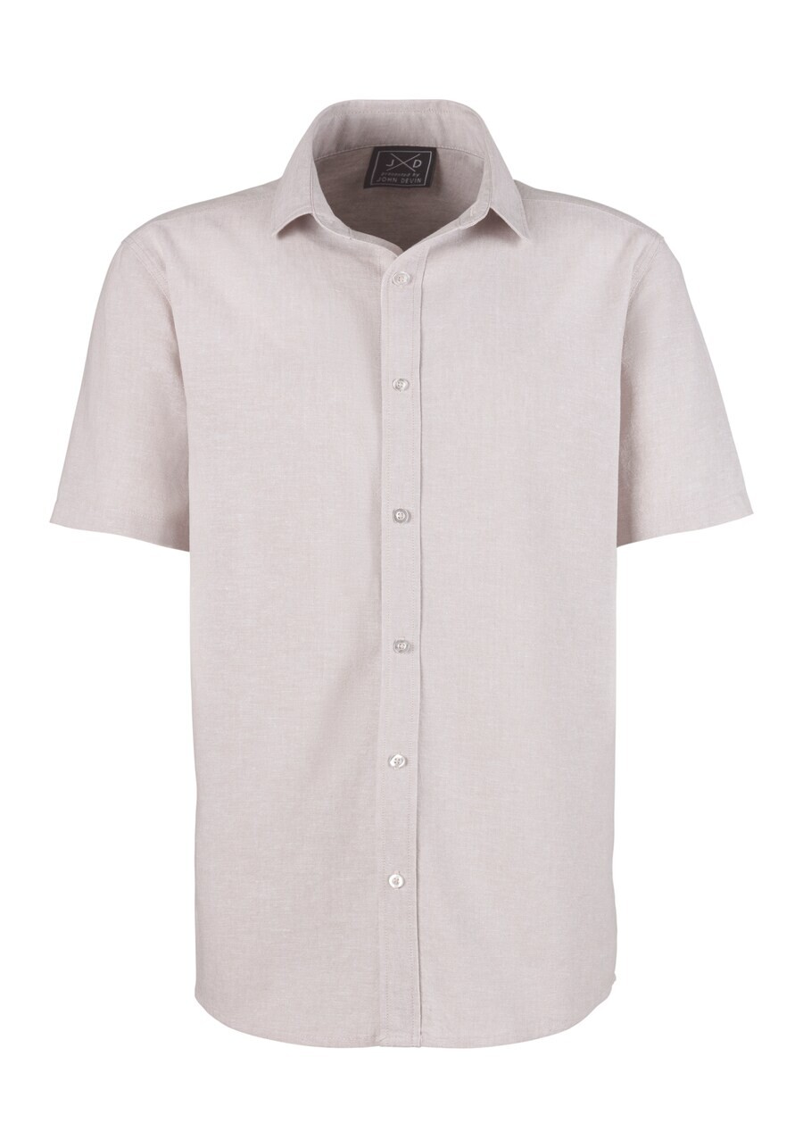 

Повседневная рубашка JOHN DEVIN Regular fit Button Up Shirt, песочный