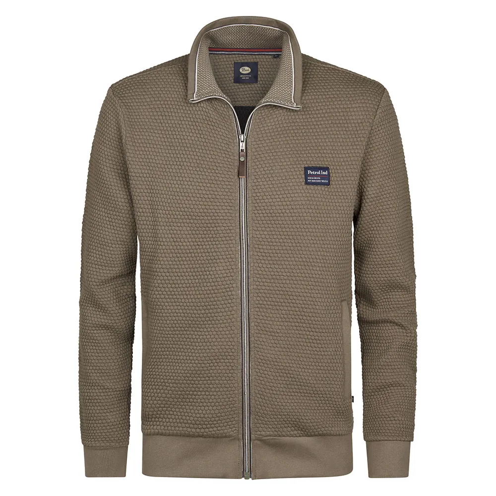 

Толстовка Petrol Industries M-3050-SWC343 full zip, коричневый