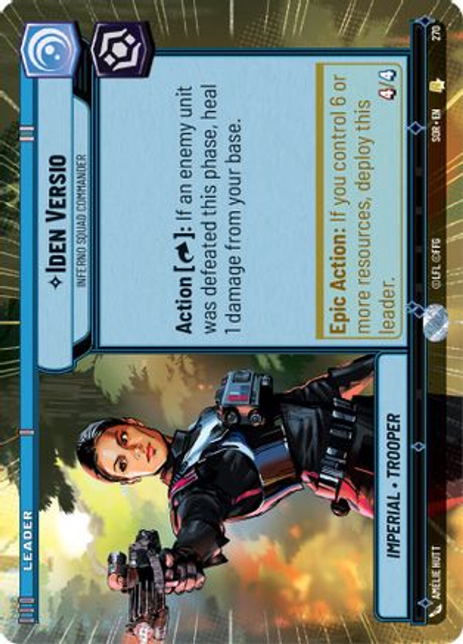 

Карточная игра Iden Versio - Inferno Squad Commander (Hyperspace) (270) - Spark of Rebellion