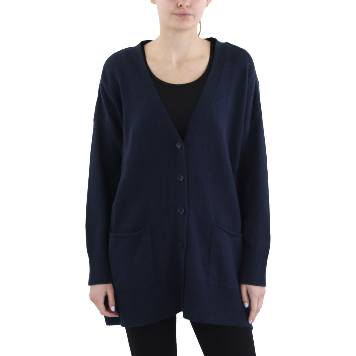 

Женский кардиган с глубоким карманом на пуговицах Eileen Fisher, цвет ocean