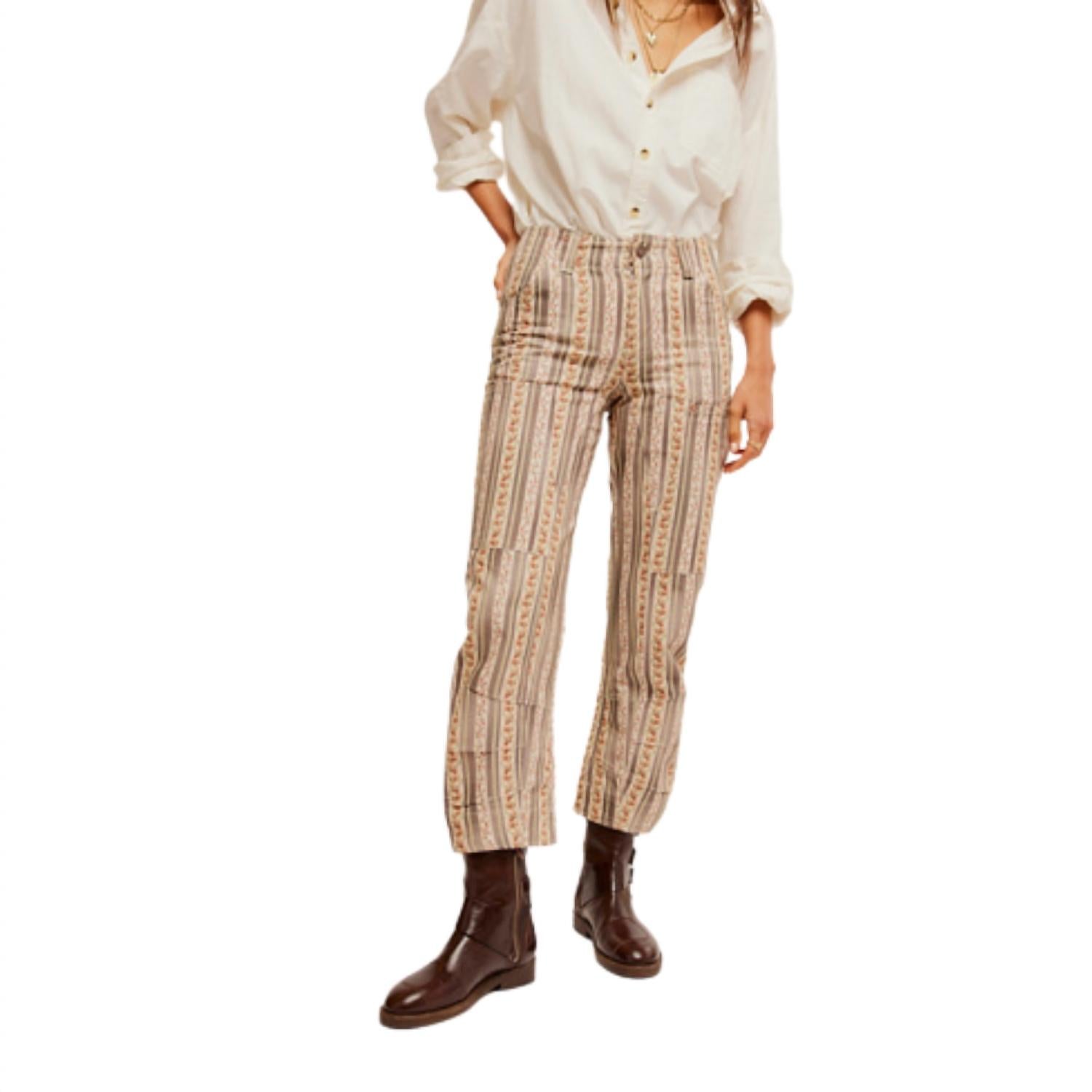 

Супер Соник принтованные облегающие брюки в отличной комбинации - Фармхаус Free People, Great Combo - Farmhouse