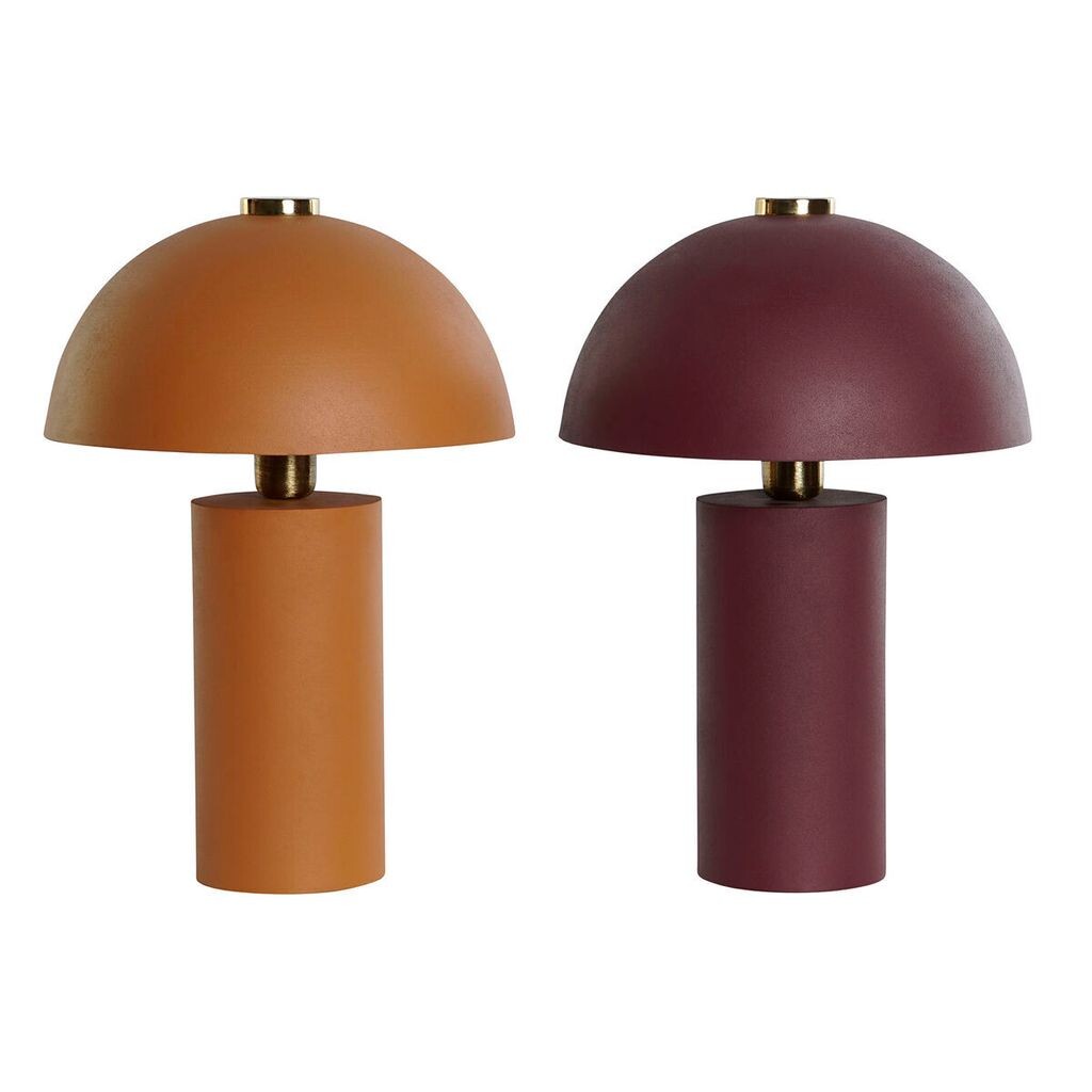 

Настольная лампа DKD Home Decor Оранжевый Пурпурный Золотой Металл 50 Вт 220 В 31 x 31 x 45 см (2 шт.)