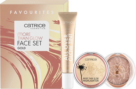 

Золотой оттенок макияж набор Catrice More Than Glow Face Set, 41,10